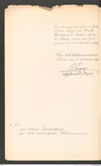k.k. naturhistorisches Hofmuseum, Intendanzakten 1885-1896 (Hauer), Aktenzahl Z.608/1889, Seite 2